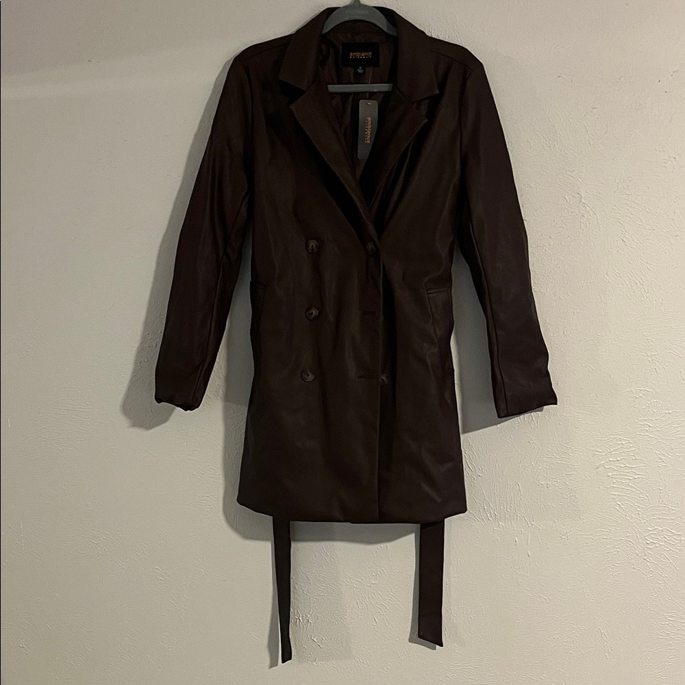 Theory Dark Brown Trench Coat
